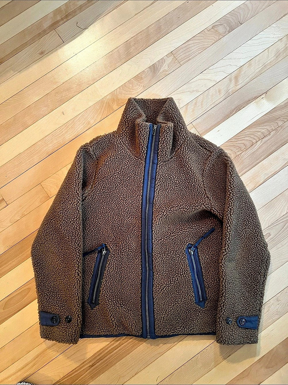 Patagonia Brown Fleece Jacket Size Small